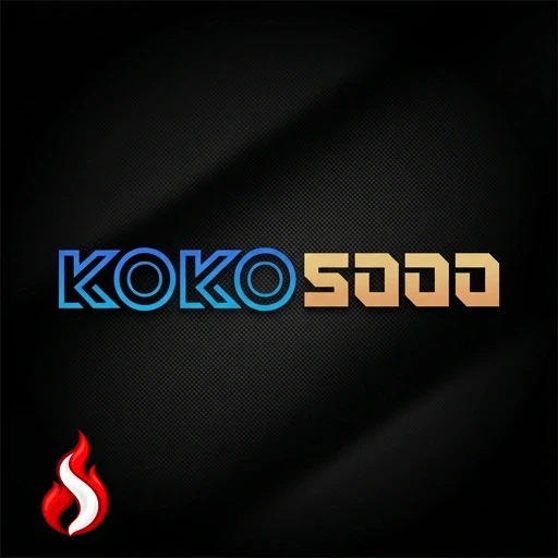 Layar panduan masuk akun koko5000 setelah APK terpasang di Android